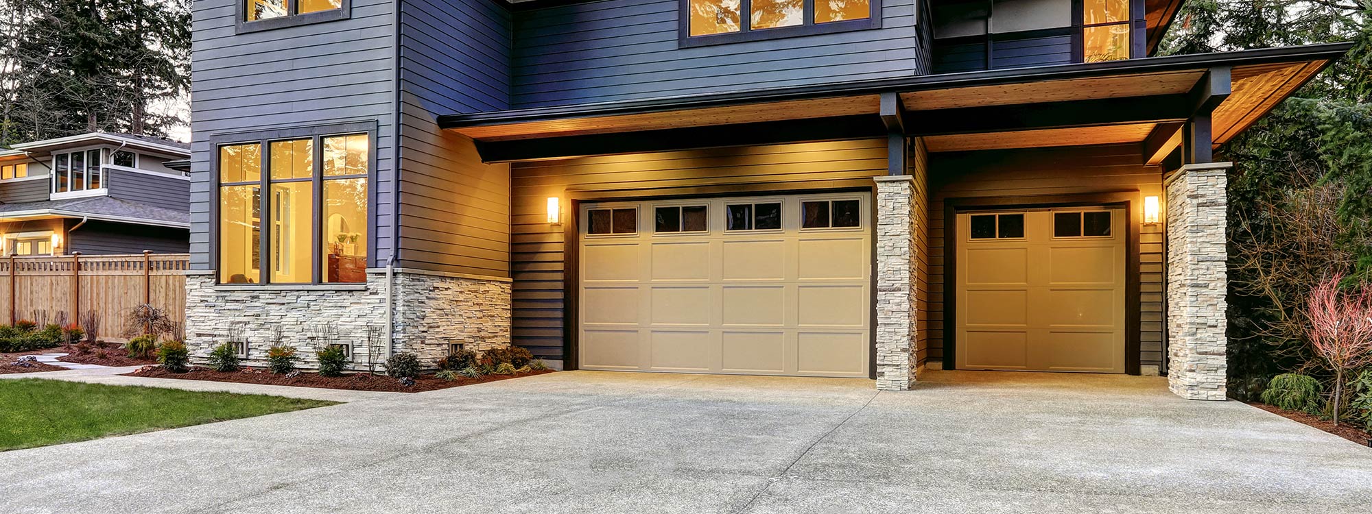 Two Garage Doors